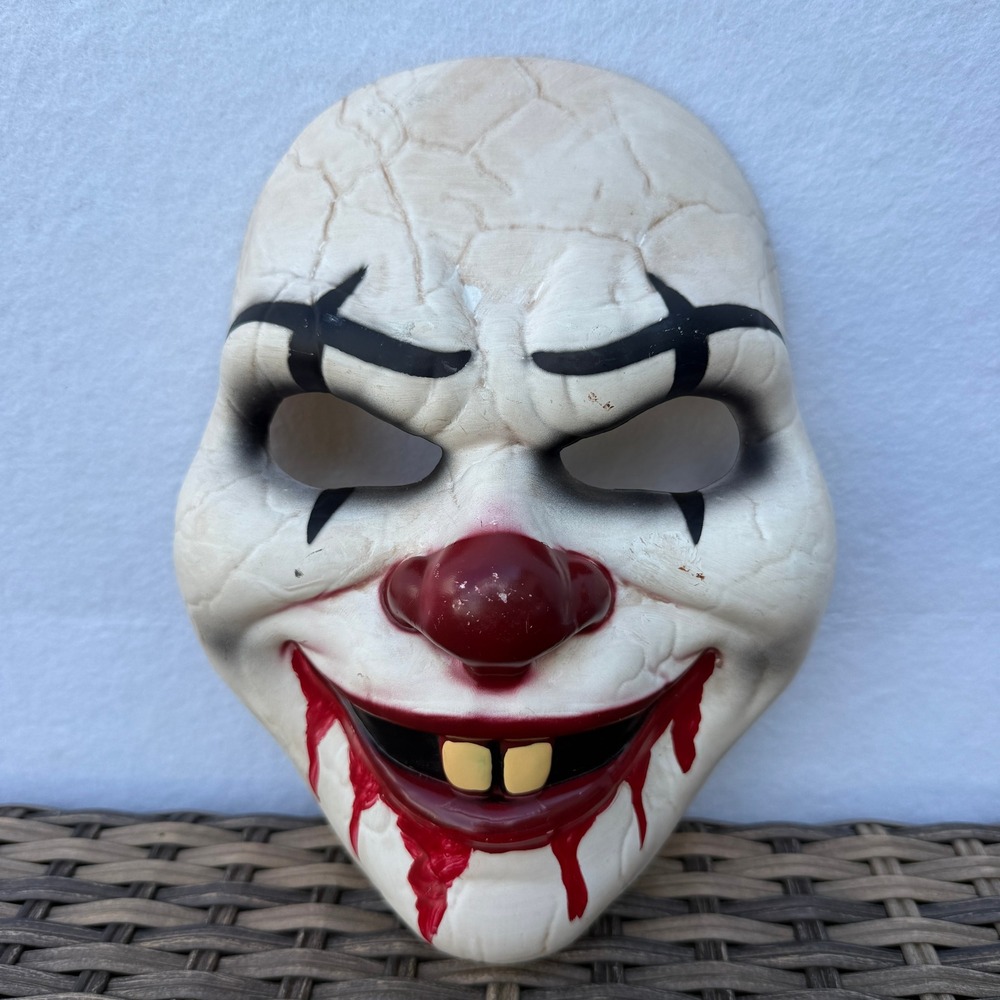 California Costumes Nightmare Clown Mask Scary Evil Horror Halloween Adult